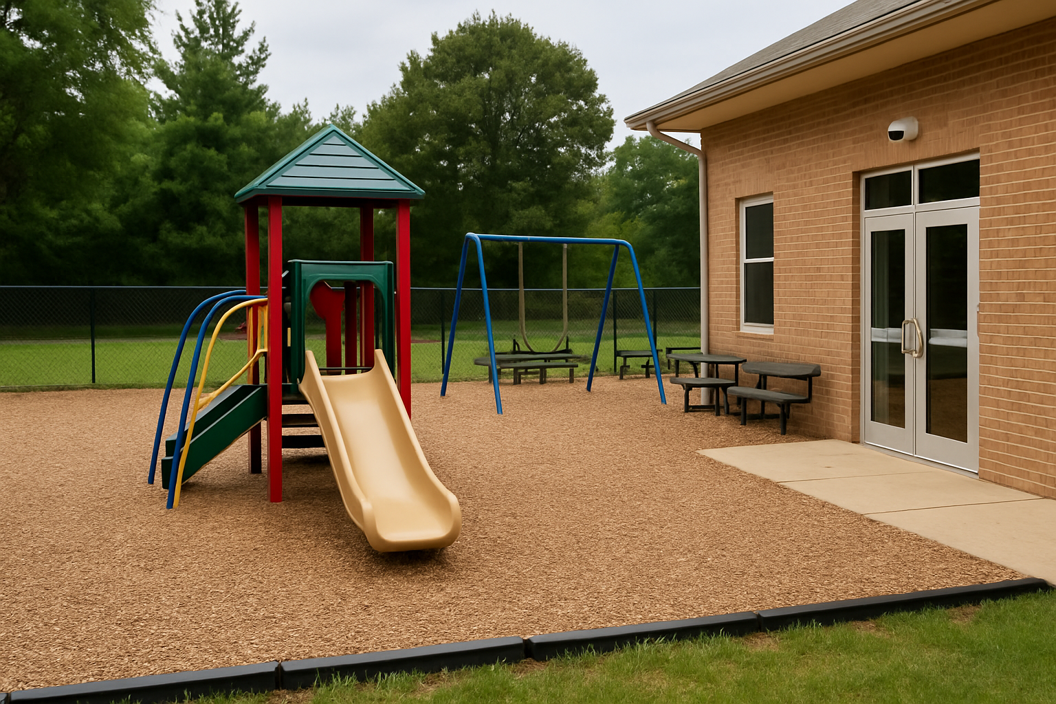Playground In Outdoor Areas – Daycare Security Camera Systems