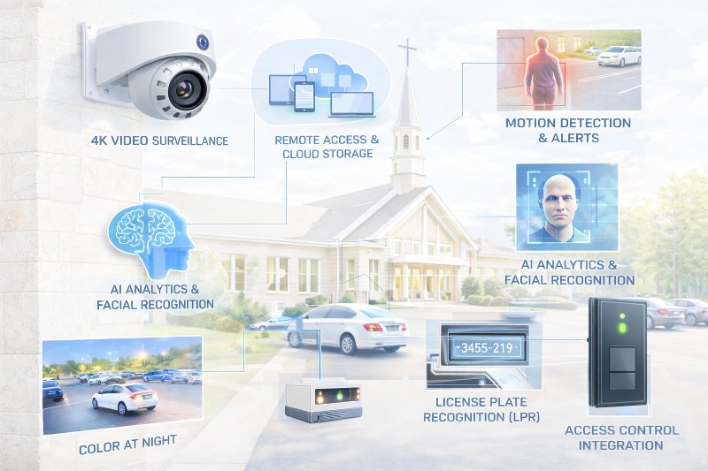 Essential Components Of A Church Security Camera System 800x533 – 5-Star Rated Church Security Cameras